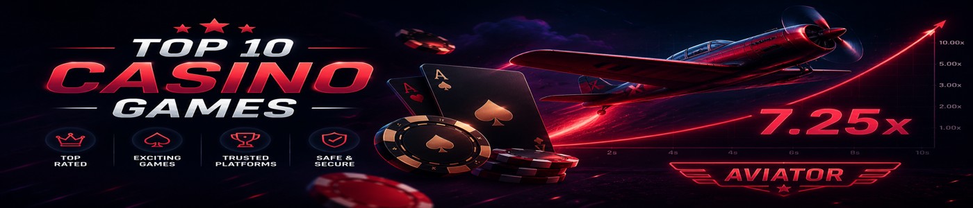 top 10 casino games 