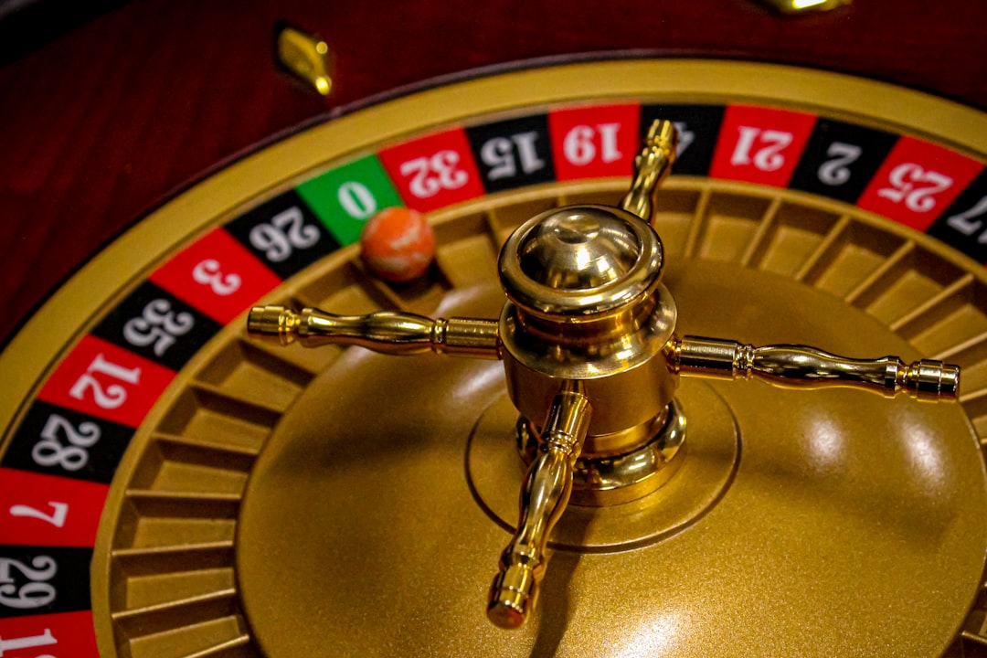 roulette wheel closeup