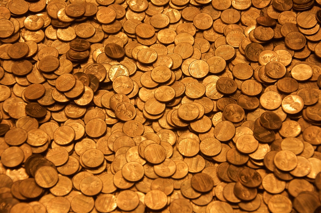 coins stack gold