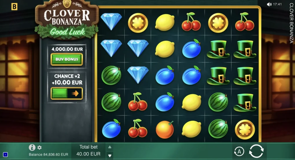 Clover Bonanza slot gameplay by BGaming
